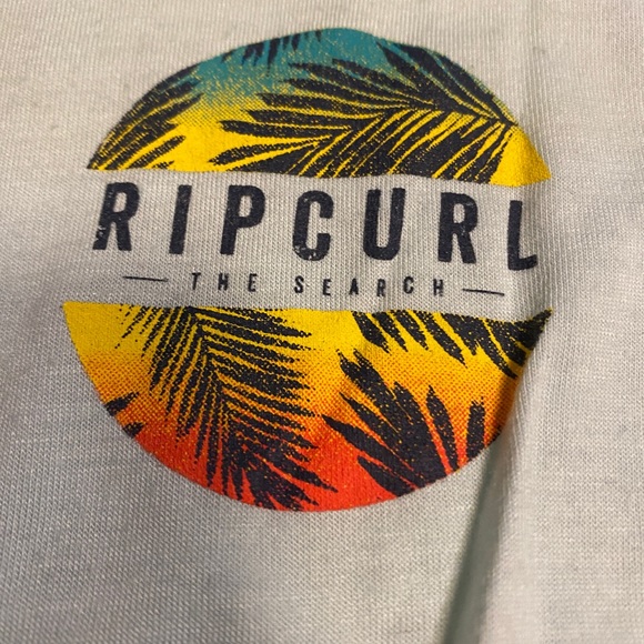 Women’s Light Blue Soft Rip Curl Tee Shirt - Picture 5 of 5